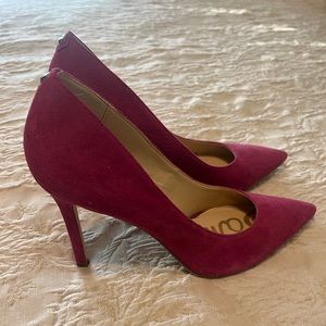 Sam Edelman suede heels